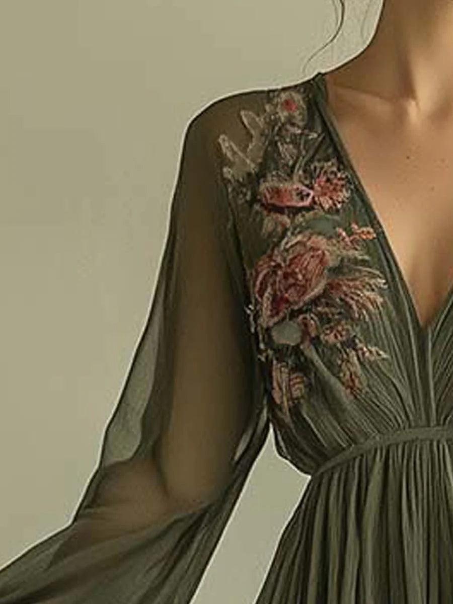 Chiffon Fashion Printed Dress